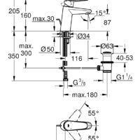 GROHE Eurodisc Cosmopolitan 33190002 | Basin Mixer