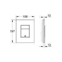 GROHE Skate Cosmopolitan 38732000 | Flush Plate