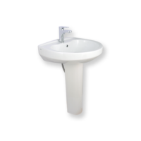 PORTA HD19 | Full Pedestal Washbasin
