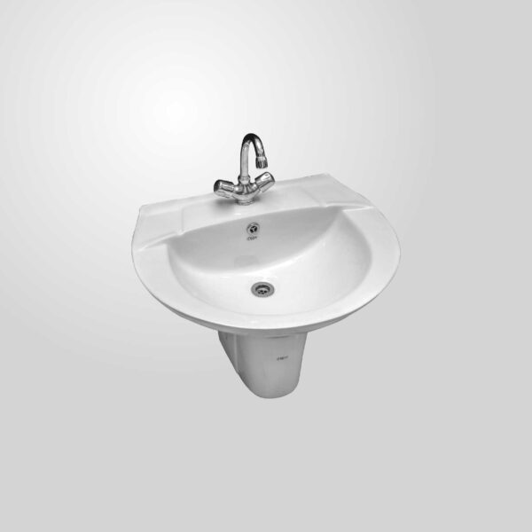 DURR DR13 | Half Pedestal Washbasin