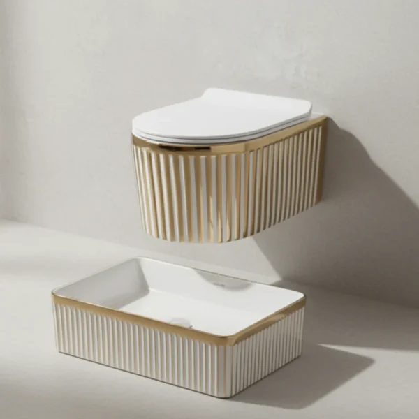 AQUABATH ABWH-WB-1010 | Wall Hung Toilet Set