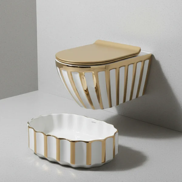 AQUABATH ABWH-WB-1013 | Wall Hung Toilet Set