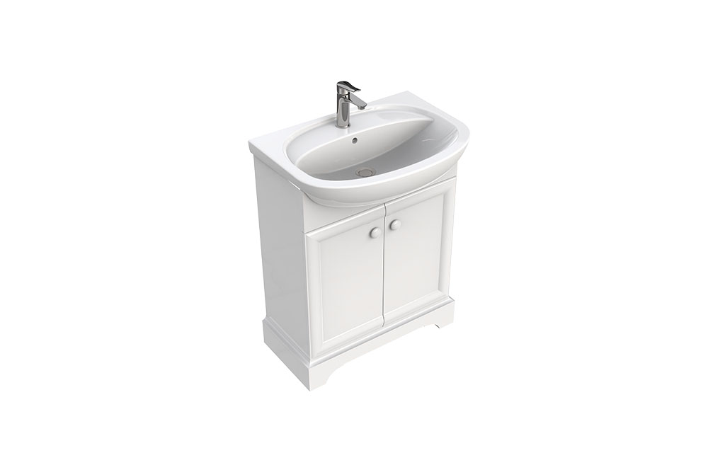 PORTA Petal HDFL001HGW | Cabinet Washbasin