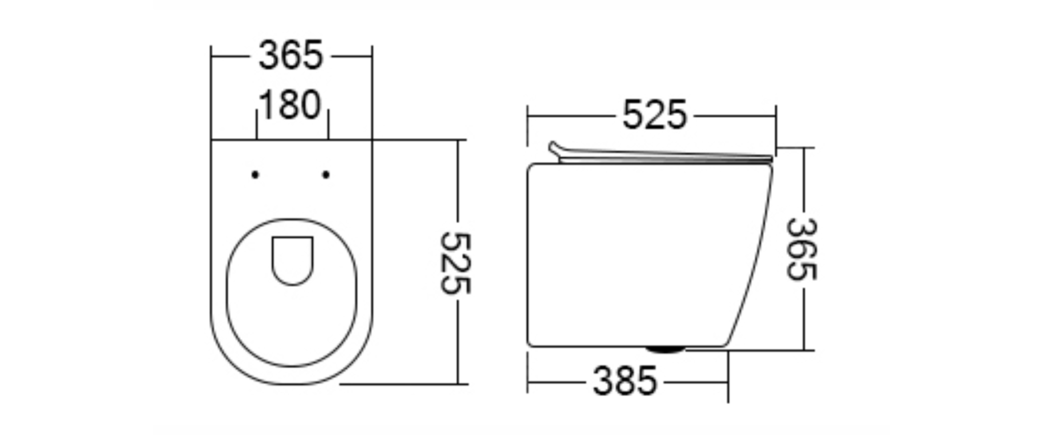 SERA PURE S20CA012-00 | Wall Hung Toilet