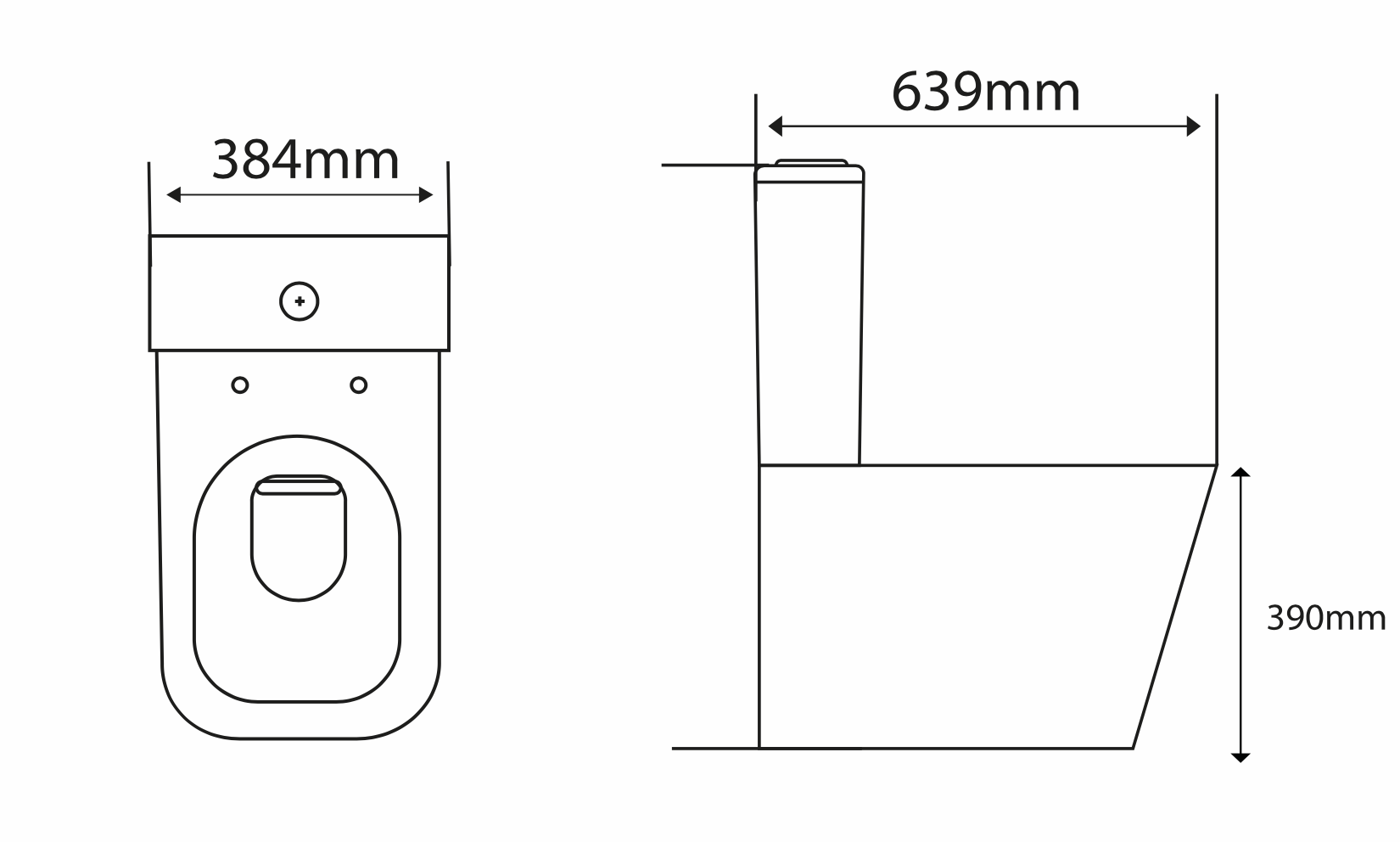SERA Urban S21CA111-00 | Two Piece Toilet